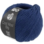 Lana Grossa Cool Wool Big 1704 Mørkeblå melert