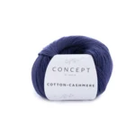 Katia Cotton-Cashmere 62 Mørk blå