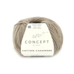 Katia Cotton-Cashmere 91 Grå beige
