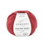 Katia Concept Merino Baby 094 Bringebærrød