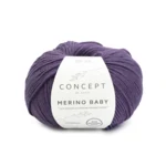 Katia Concept Merino Baby 159 Mørk fiolett