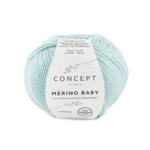 Katia Concept Merino Baby 073 Hvitaktig grønn