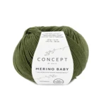 Katia Concept Merino Baby 026 Mørkegrønn