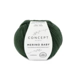Katia Concept Merino Baby 085 Mørk grønn