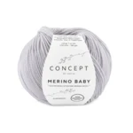 Katia Concept Merino Baby 055 Perle lys grå