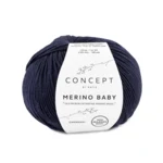 Katia Concept Merino Baby 005 Veldig mørkeblå