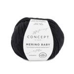 Katia Concept Merino Baby 002 Svart