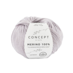 Katia Merino 100% 086 Perle lys grå