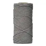 LindeHobby Macrame Lux, Rope Yarn, 2 mm 04 Røykfarget