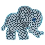 Hama Maxi Perleplate, gjennomsiktig - Lille elefant 8230