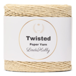 LindeHobby Twisted Paper Yarn 02 Lys beige