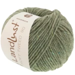 Lana Grossa Landlust Soft Tweed 90 35 Salviegrønn melert