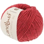 Lana Grossa Landlust Soft Tweed 90 32 Jordbærrød melert