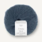 Sandnes Tynn Silk Mohair 6081 Dyp blå