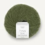 Sandnes Tynn Silk Mohair 9062 Olivengrønn
