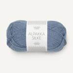 Sandnes Alpakka Silke 6052 Jeansblå