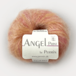 Permin Angel print 60 Rosa/Oransje