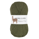 Viking Alpaca Fine 636 Mørk grønn