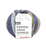 Katia Merino Aran Sunrise 307 Blå-Grønn-Okkergul