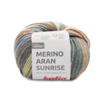 Katia Merino Aran Sunrise 308 Kobber-Blå-Khaki