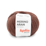 Katia Merino Aran 110 Rødbrun