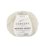 Katia Concept Merino Sport 001 Hvit