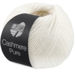 Lana Grossa Cashmere Pure 09 Hvit