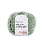 Katia Basic Merino Popcorn 108 Militærgrønn-hvit