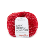 Katia Basic Merino Popcorn 109 Rød-hvit