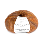 Katia Concept Cotton-Merino Tones 300 Oransje-rust-oker-brun