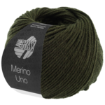 Lana Grossa Merino Uno 72 Svartgrønn