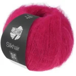 Lana Grossa Silkhair 224 Mørk rosa