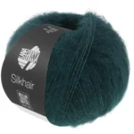 Lana Grossa Silkhair 231 Svartgrønn