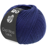 Lana Grossa Cool Wool Lace 53 Marineblå