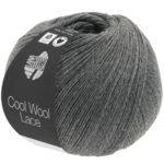 Lana Grossa Cool Wool Lace 26 Mørkegrå