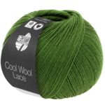 Lana Grossa Cool Wool Lace 64 Grønn