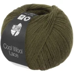 Lana Grossa Cool Wool Lace 70 Grønnbrun