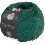 Lana Grossa Cool Wool Mélange 1505 Mørkegrønn melert