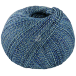 Lana Grossa Vintage Socks 1014 Marine/turkis/grå/midnattblåmelert