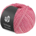 Lana Grossa Vintage Socks 1022 Lys rosa/rosa melert