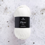 Svarta Fåret Merino Mini 30 Snøhvit