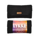 LYKKE Utskiftbare Rundpinner Sett Cypra, Sort, 9 cm