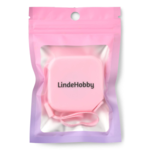 LindeHobby Firkantet Uttrekkbart Målebånd, 150 cm Pink