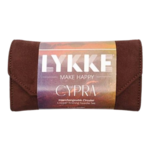 LYKKE Utskiftbare Rundpinner Sett Cypra, Brun, 9 cm
