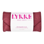 LYKKE Utskiftbare Rundpinnersett Blush, Crimson, 9 cm