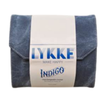 LYKKE Utskiftbart Tunisisk Heklenålsett Indigo, Blå, 15 cm