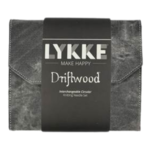 LYKKE Utskiftbart Tunisisk Heklenålsett Driftwood, Grå, 15 cm