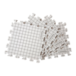 LindeHobby Blocking Matter i filtveske med 100 T-nåler, hvit