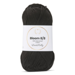 LindeHobby Bloom 8/8 Mercerized Cotton 01 Svart