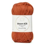 LindeHobby Bloom 8/8 Mercerized Cotton 36 Mursteinsfarge